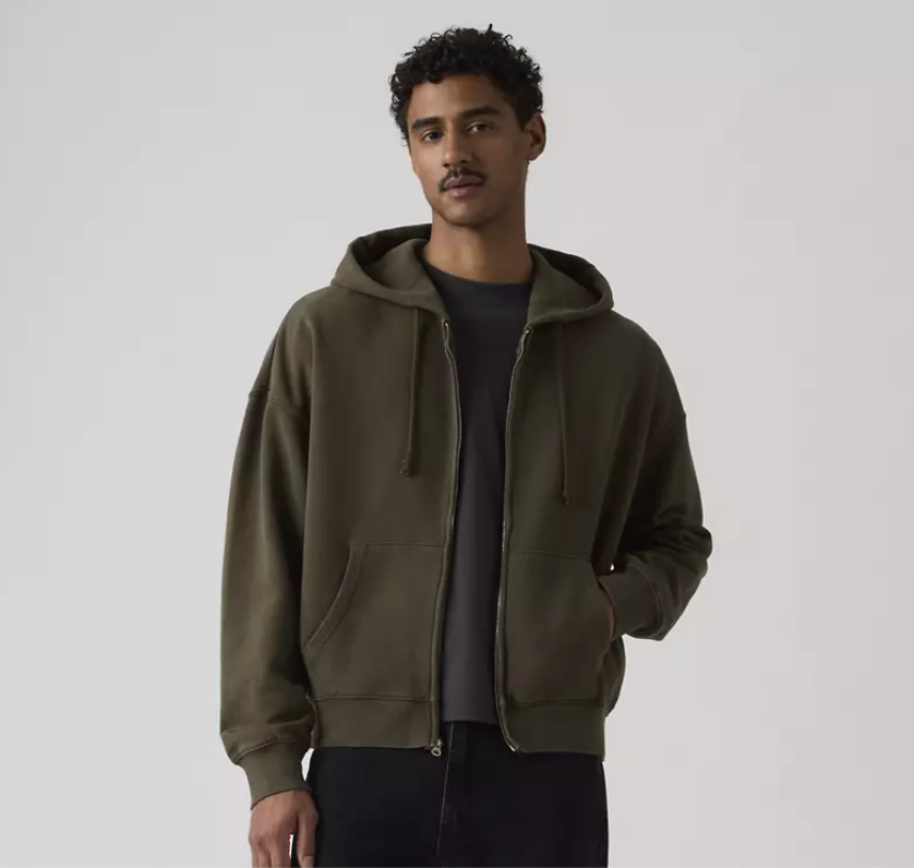 LEVI'S HAYES BOXY FULL ZIP