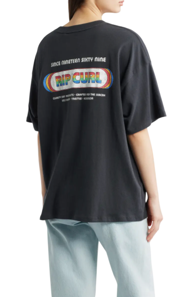 RIP CURL W SURF REVIVAL HERITAGE TEE