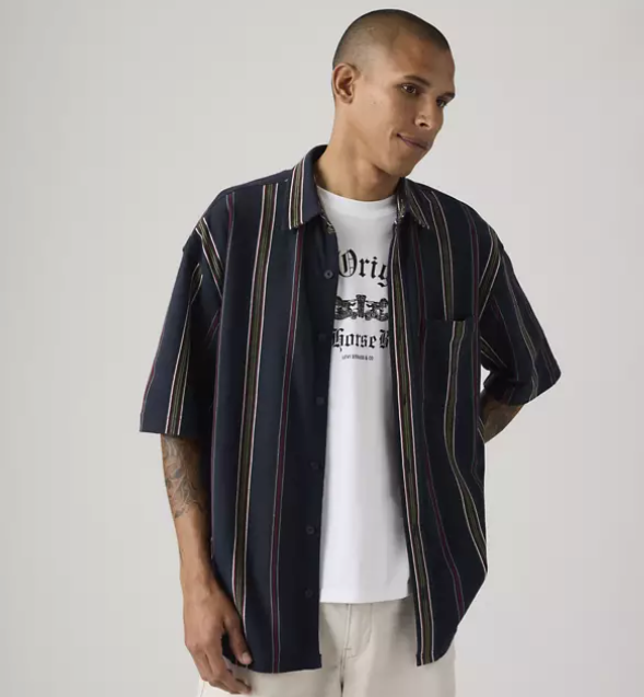 LEVI'S SS DAWSON PIQUE BUTTON UP