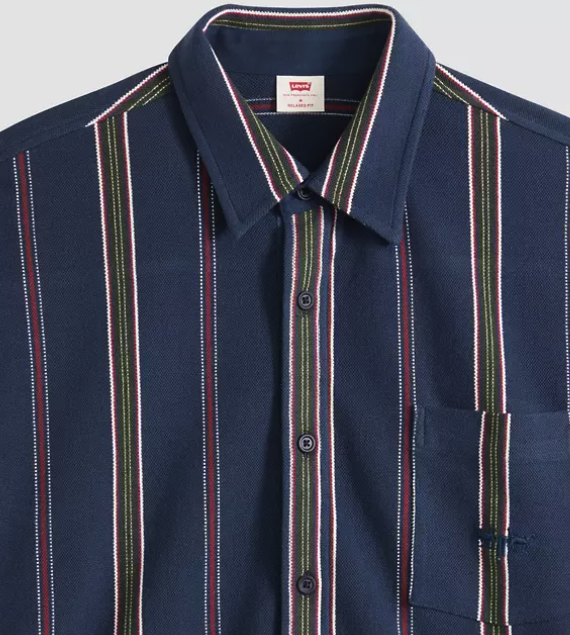 LEVI'S SS DAWSON PIQUE BUTTON UP