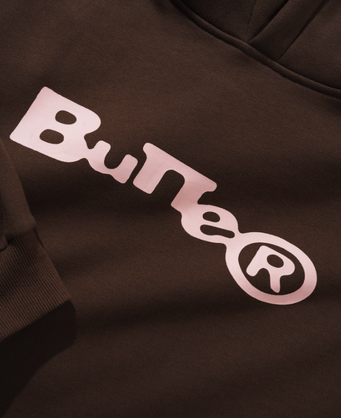BUTTER GOODS REGISTEDRED PULLOVER HOOD