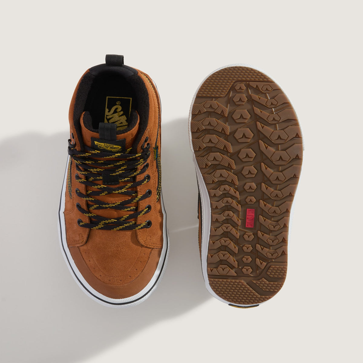 VANS SK8-HI Waterproof Insulated Glazed Ginger - dessus et semelle