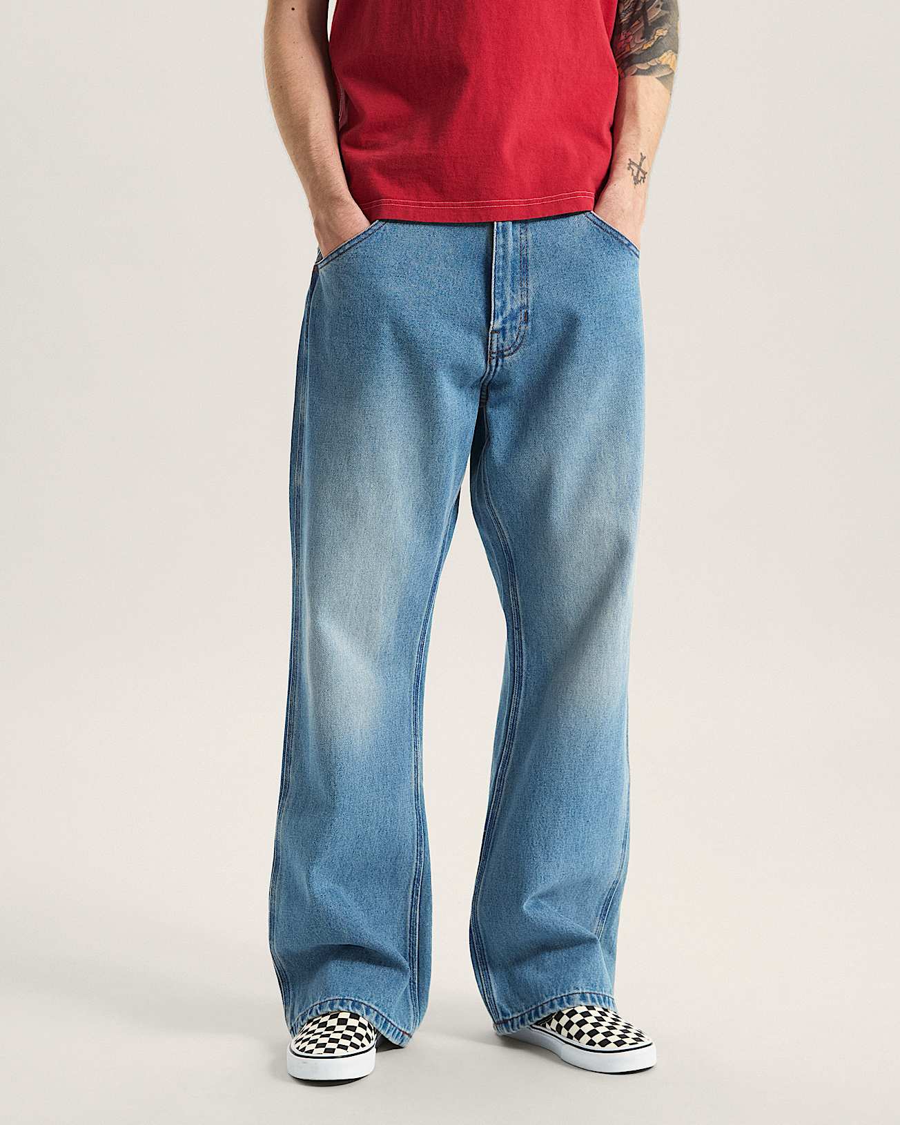 VANS SKATE LOOSE BOOTCUT DENIM