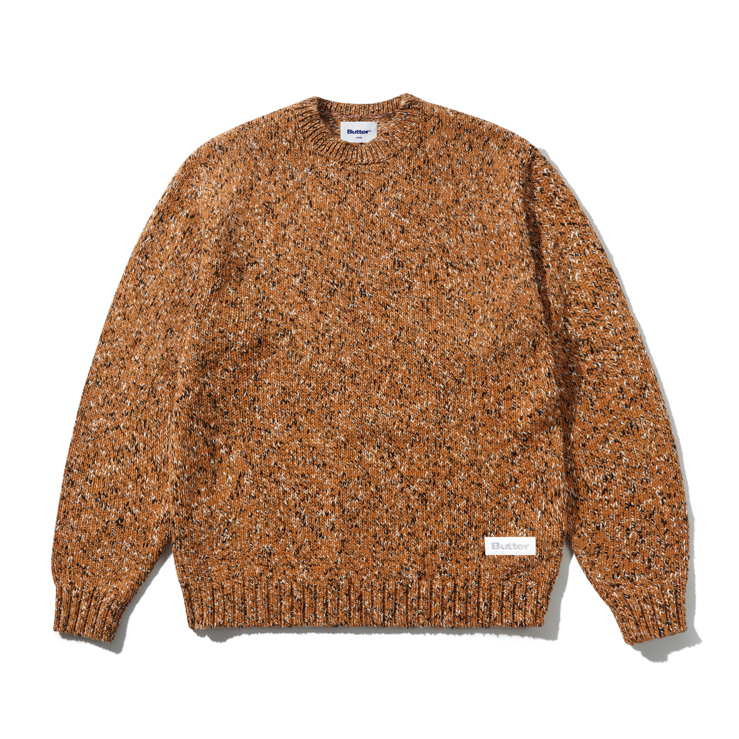 Butter Goods Speckie Knit Sweater Copper - vue principale