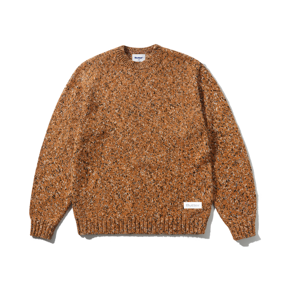Butter Goods Speckie Knit Sweater Copper - vue principale