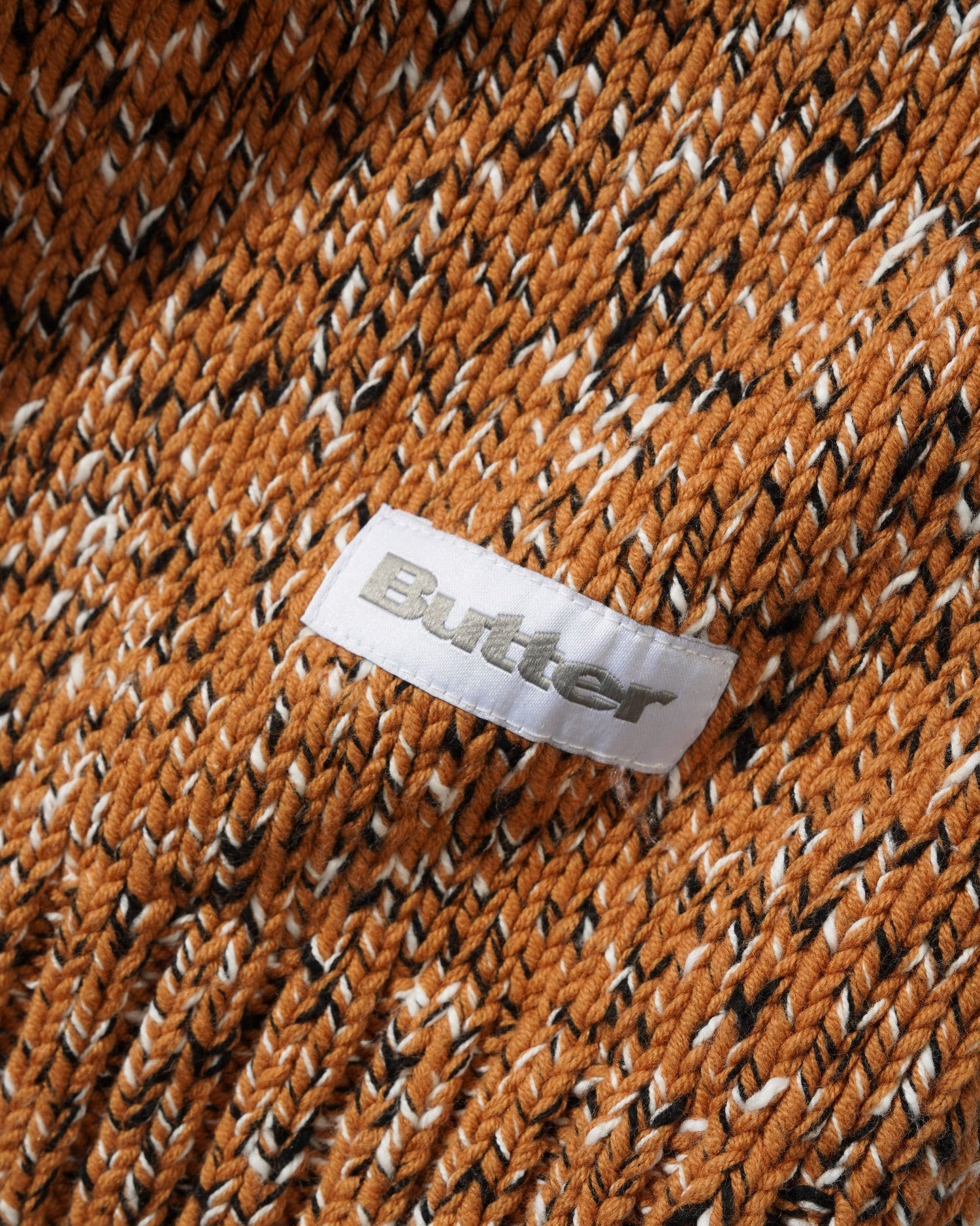 Butter Goods Speckie Knit Sweater Copper - vue 2