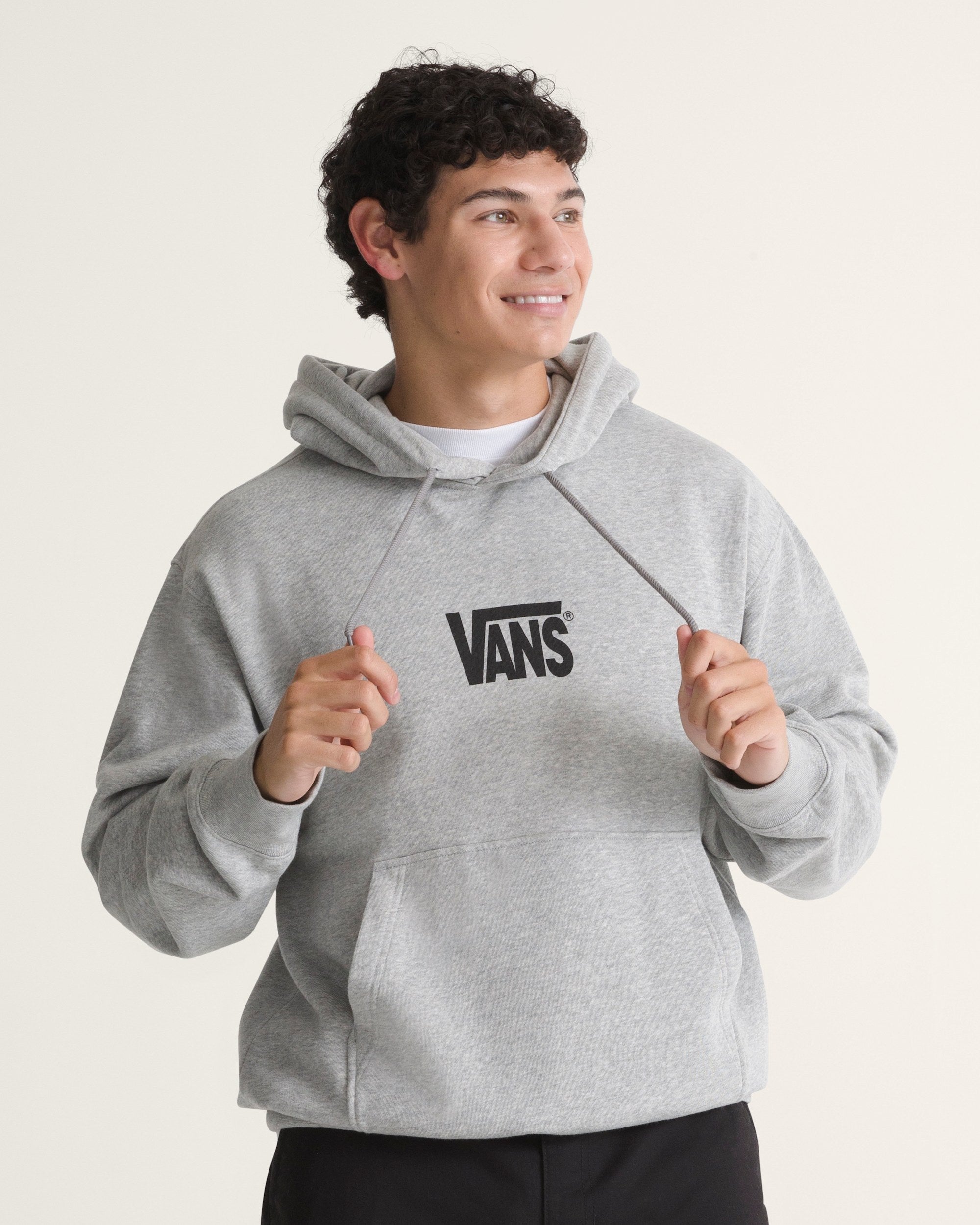 VANS STRETCH LOGO PULLOVER Cement Heather