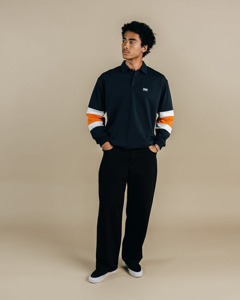 STUDENTS GOLF AUGUST LS RUGBY POLO