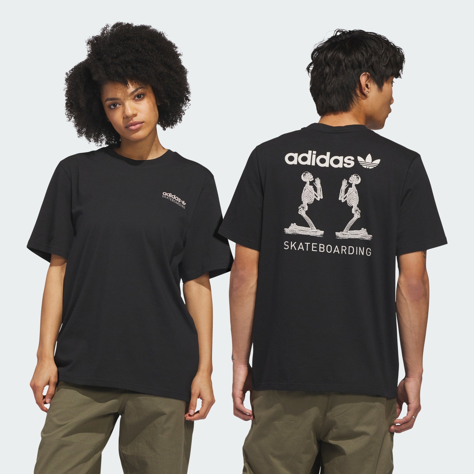 ADIDAS SKELETONS SKATE TEE