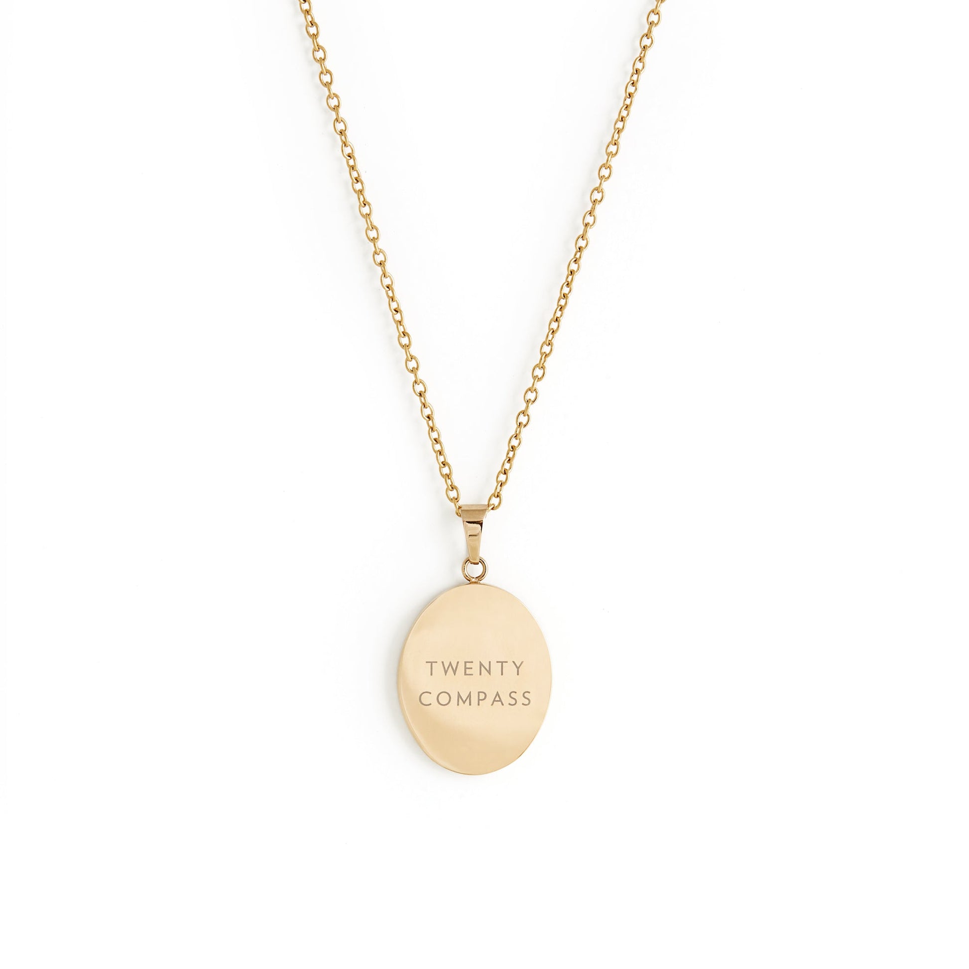 Twenty Compass Seaside Necklace Gold