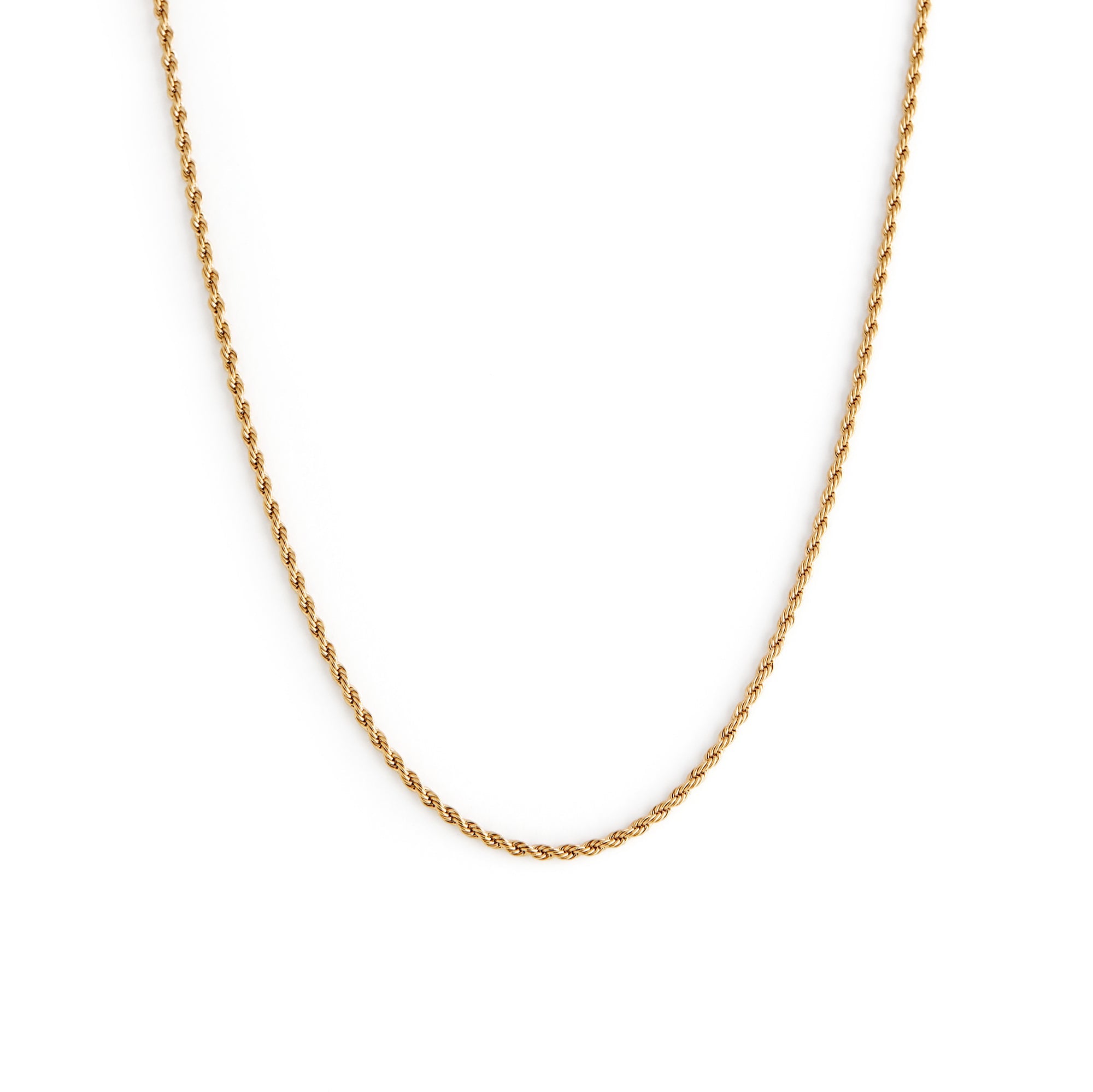 TWENTY COMPASS 2MM ROPE NECKLACE