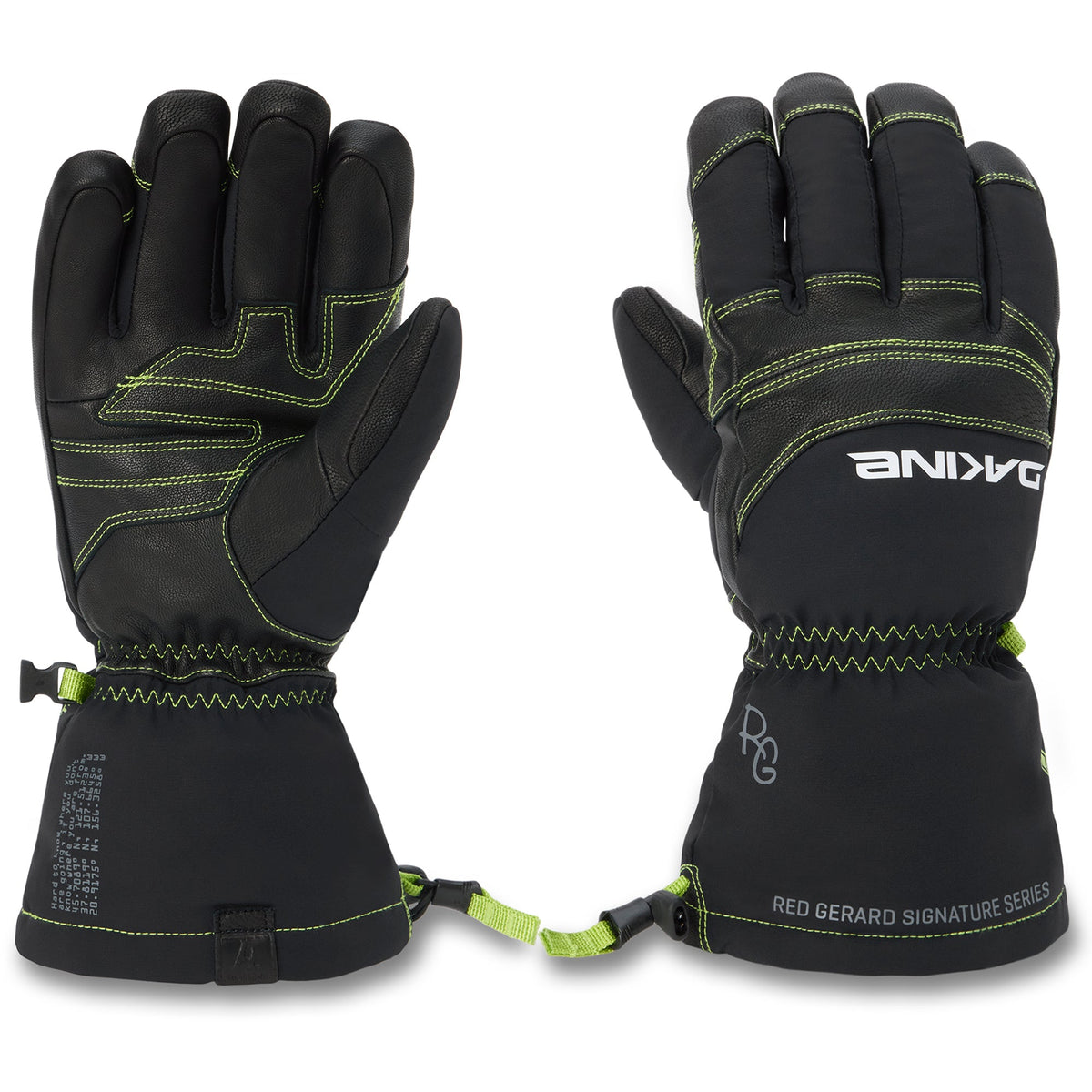 DAKINE TEAM EXCURSION GORE-TEX GLOVES RED GERARD GERARD MACAW GREEN