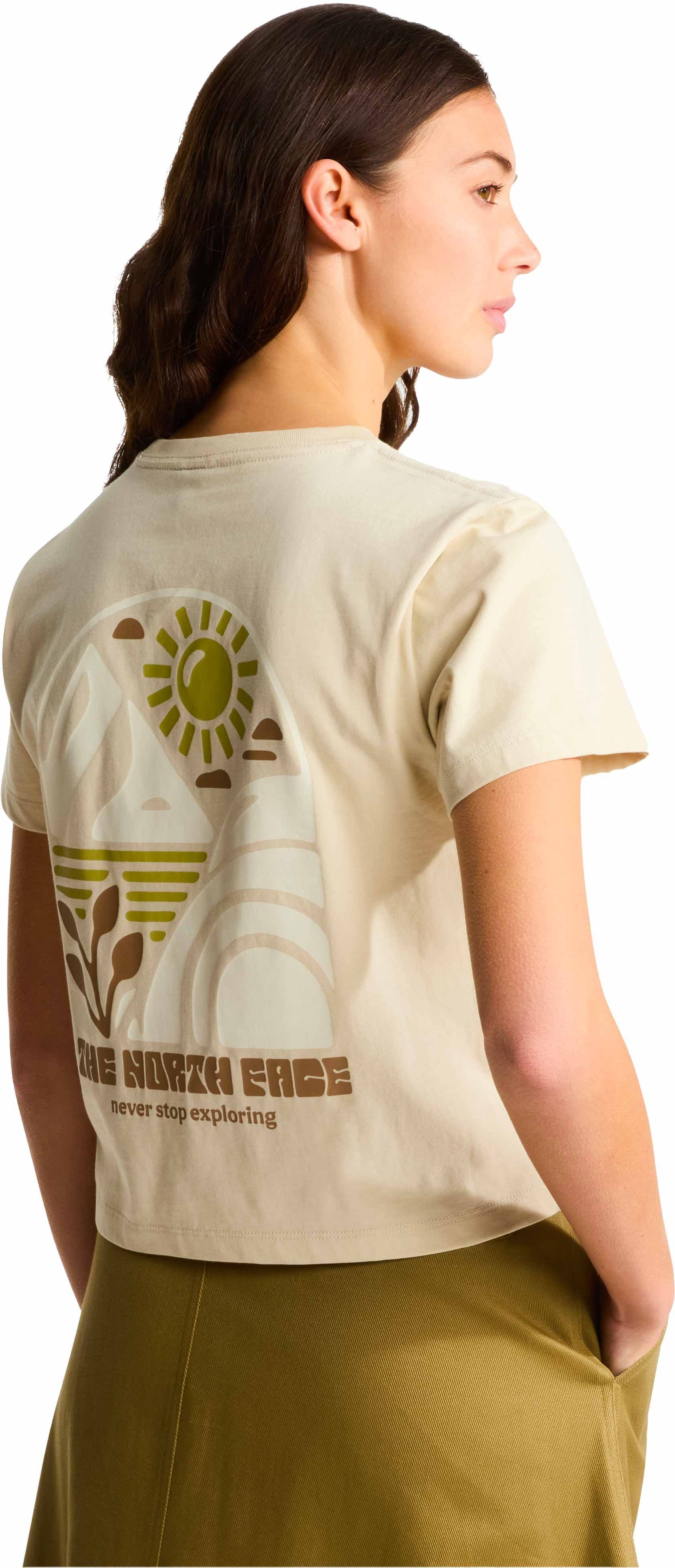 THE NORTH FACE W SUN REGULAR SS CUTIE TEE-GRAPHIC