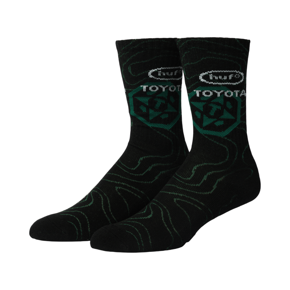 HUF X TOYOTA TRAILHUNTER TOPOGRAPHY SOCKS