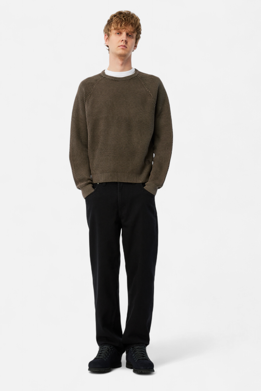 DIME WAVE KNIT SWEATER