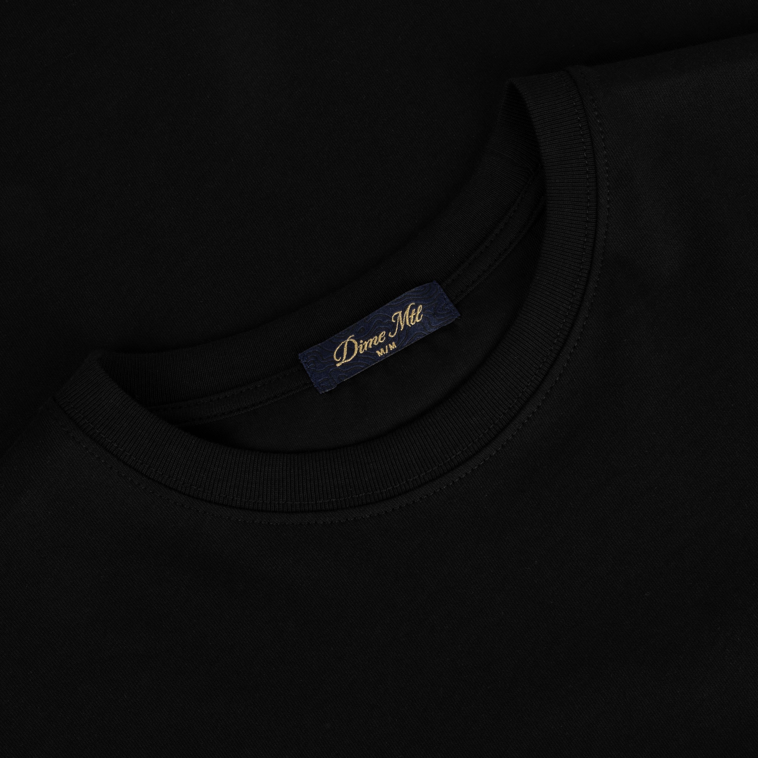 DIME 101 T-SHIRT BLACK - détail