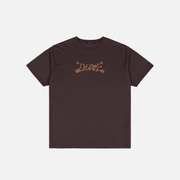 DIME FINGERPRINT T-SHIRT DARK BROWN