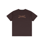 DIME FINGERPRINT T-SHIRT DARK BROWN