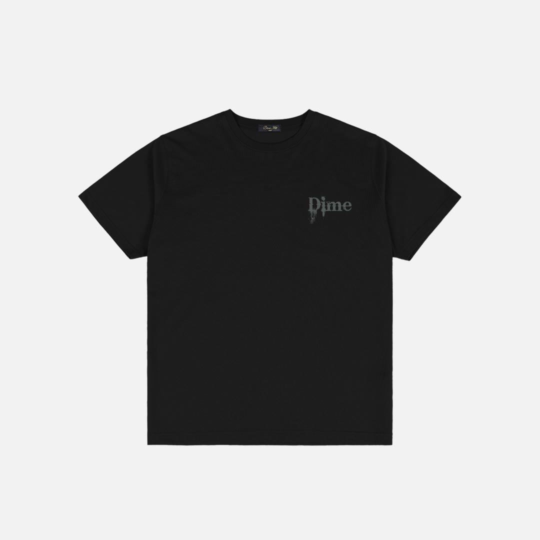 DIME Challenged T-Shirt Black — flat 1