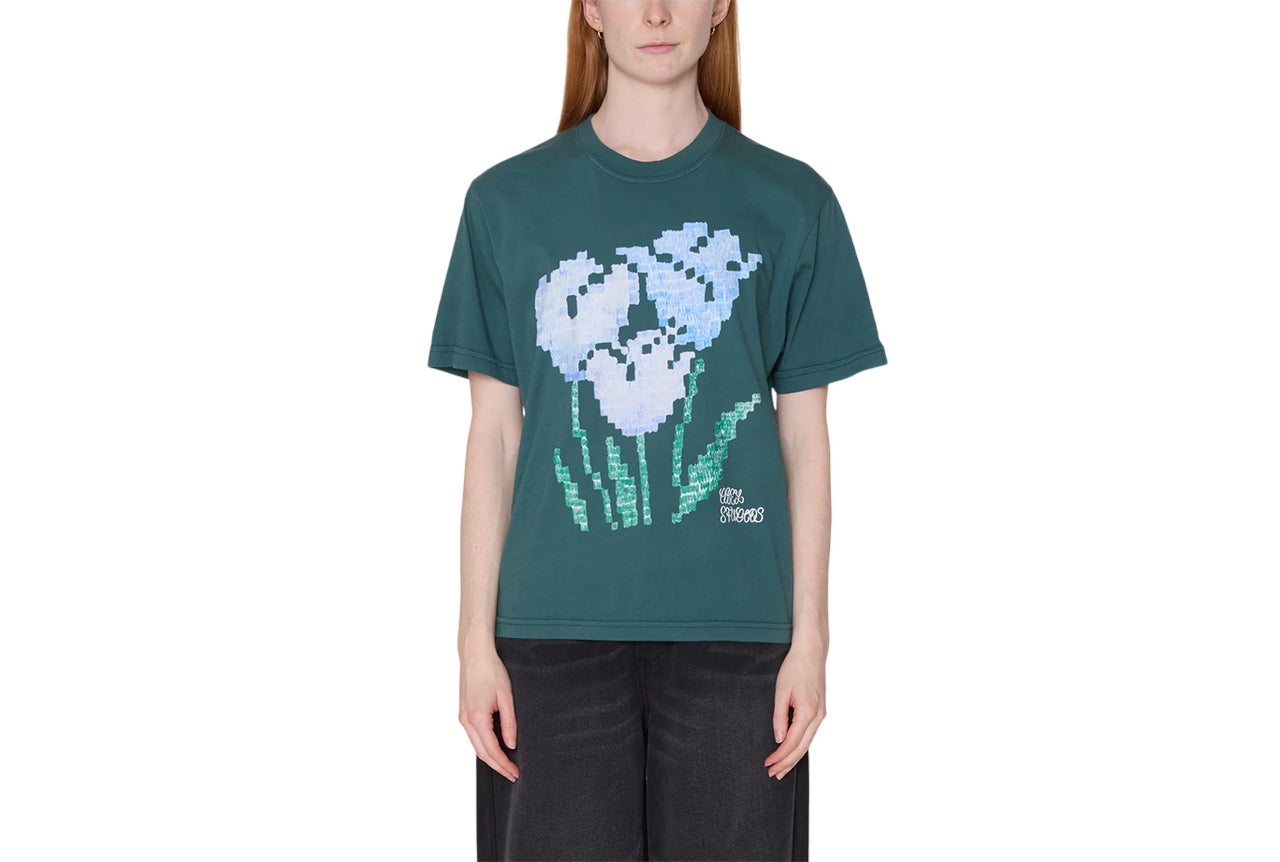OBEY W TULIP SCRIBBLE TEE