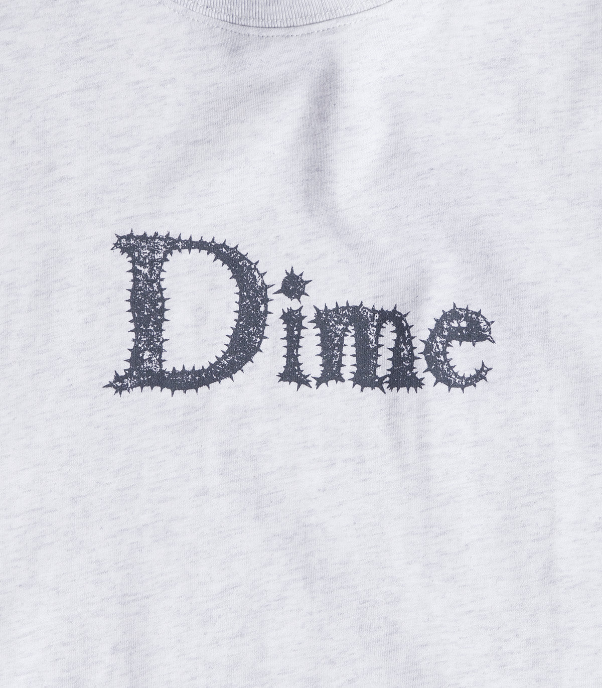 DIME CLASSIC SPIKED T-SHIRT - Cendré - détail graphique