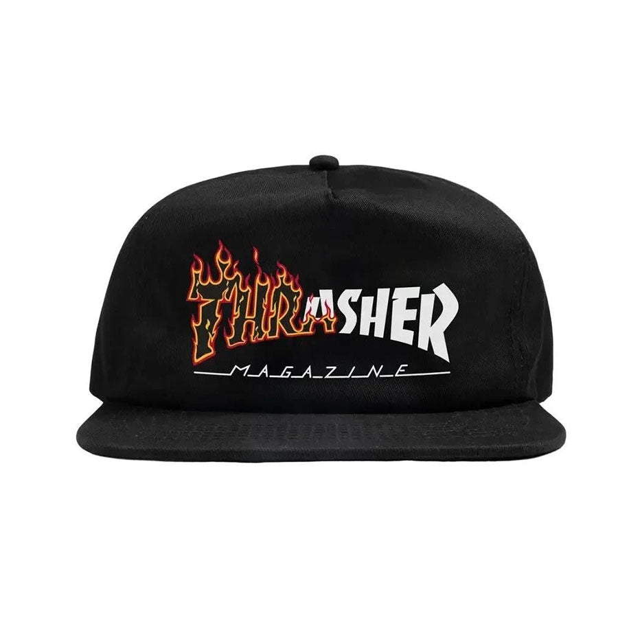 THRASHER IGNITE SNAPBACK BLACK