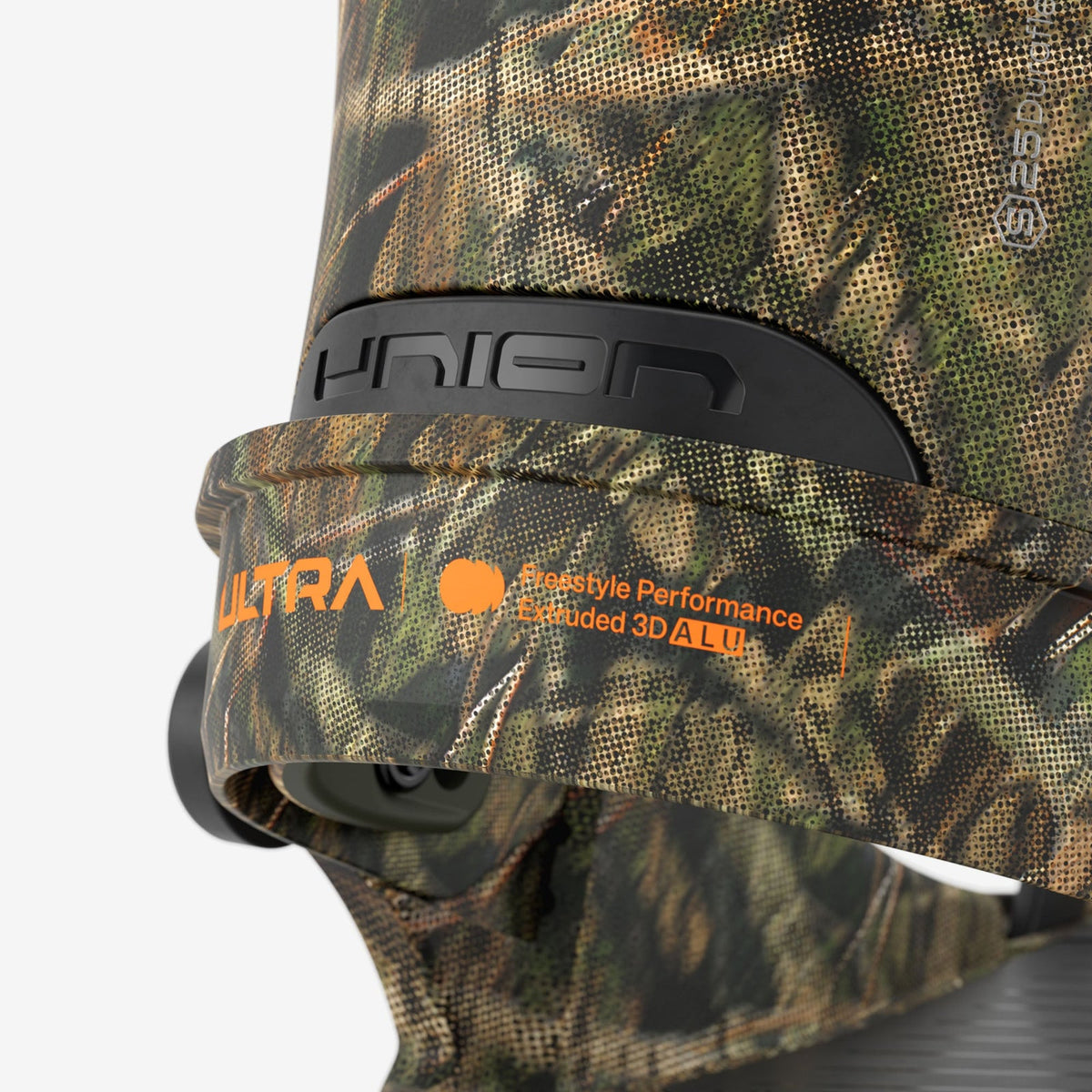 UNION ULTRA 2027 Camo - détail du lean forward