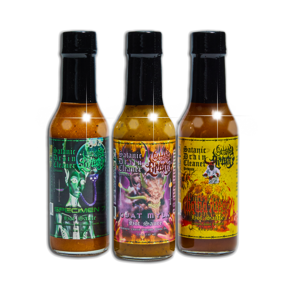 SATAN'S DRANO UNHOLY TRINITY 3 PCK