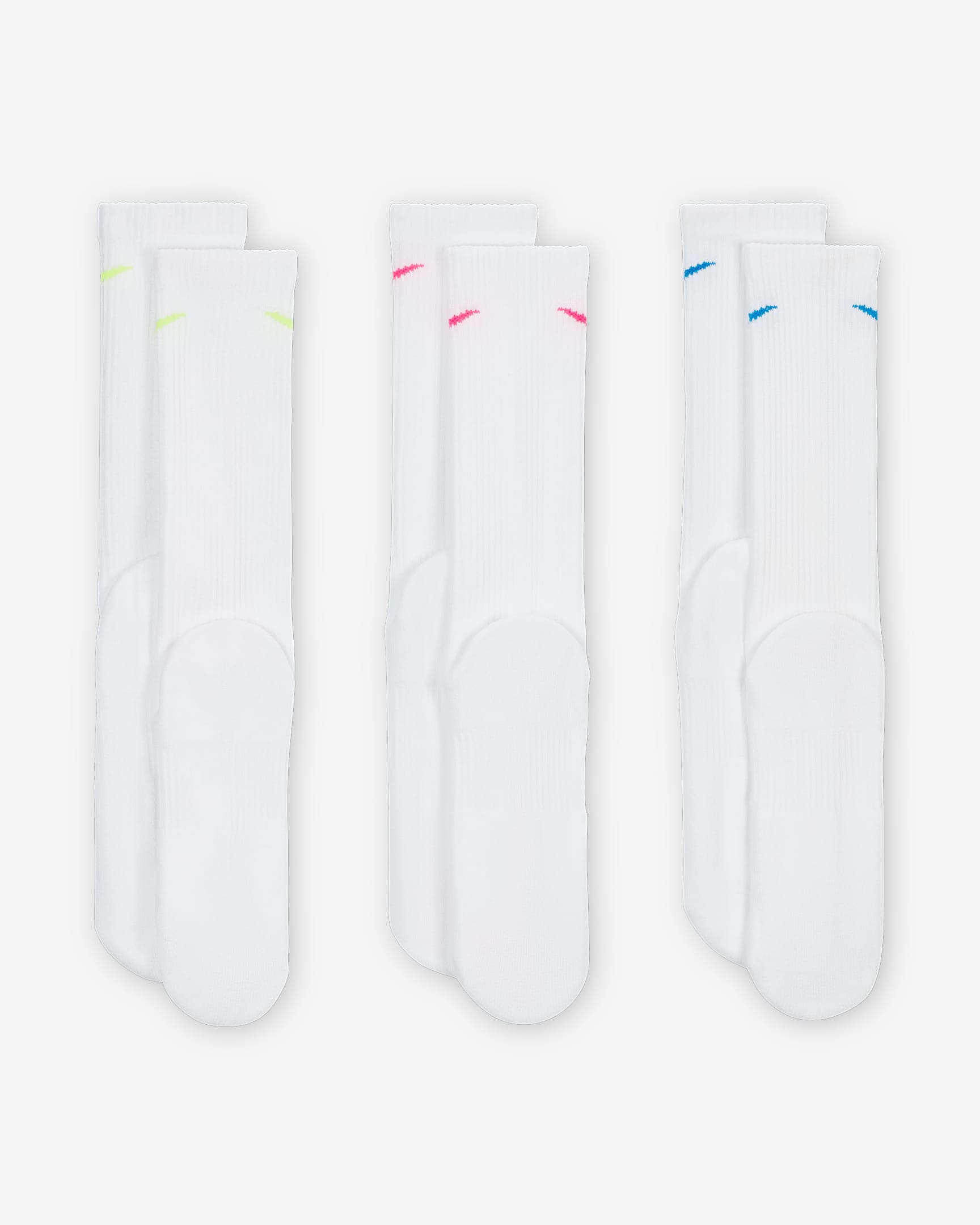 NIKE CREW EVERYDAY PLUS CUSHIONED 3PK 