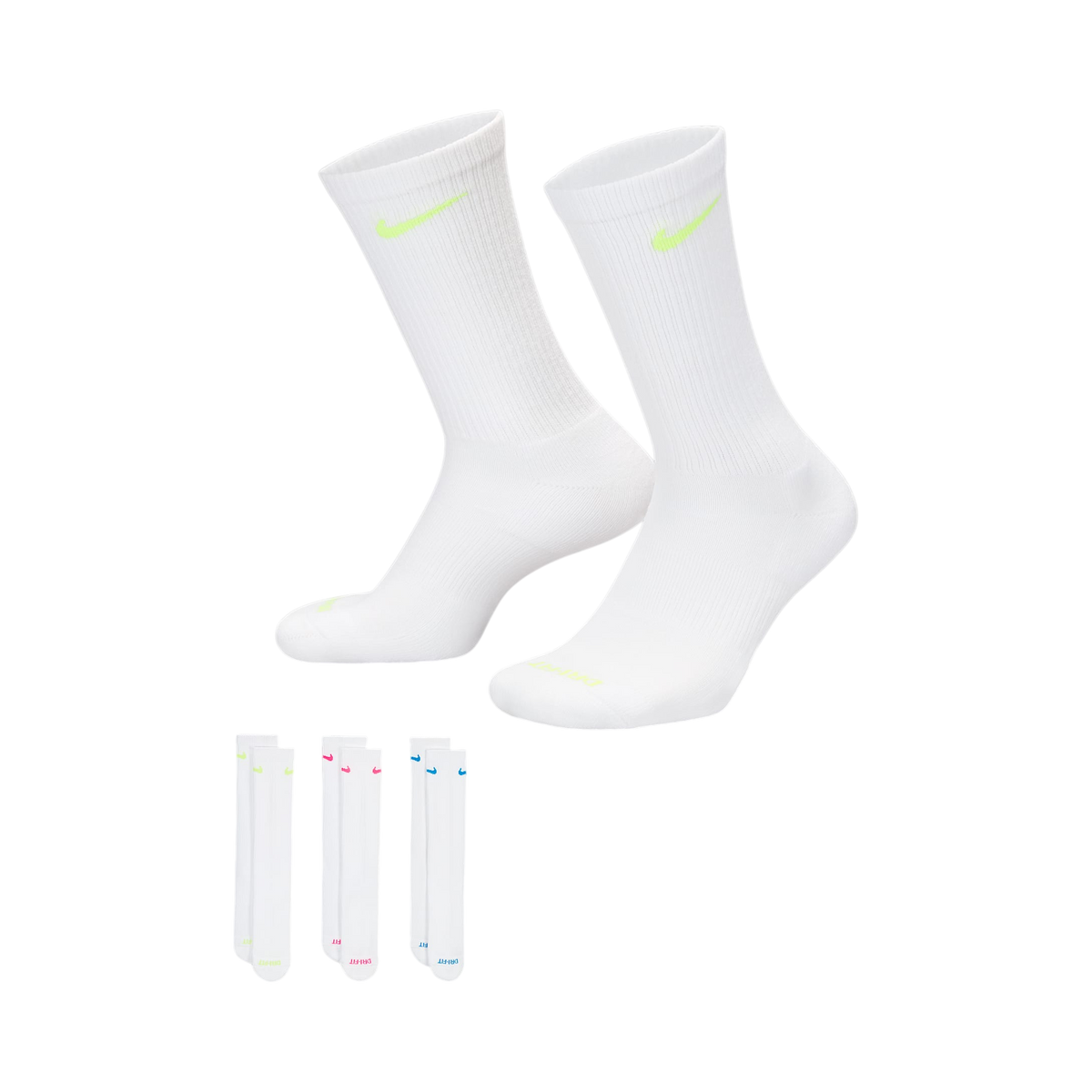 NIKE CREW EVERYDAY PLUS CUSHIONED 3PK