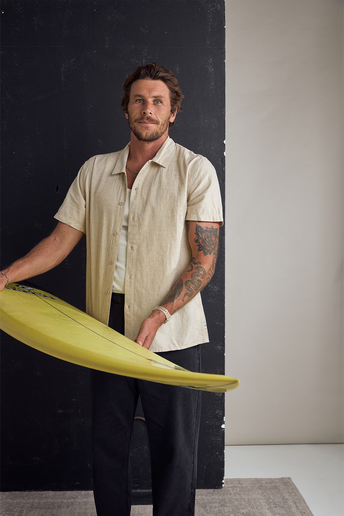 RHYTHM CLASSIC LINEN SS SHIRT 