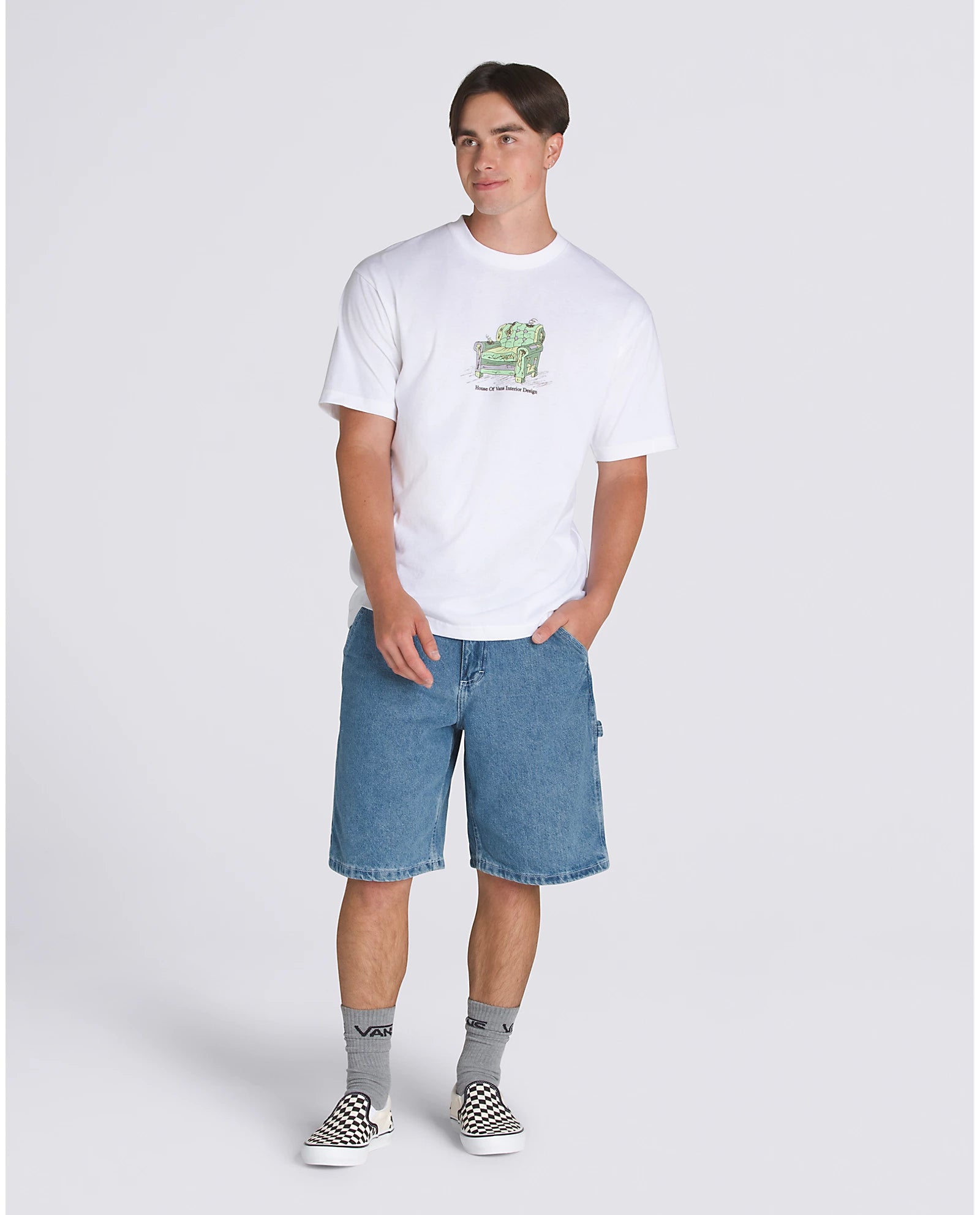 VANS DRILL CHORE LOOSE DENIM SHORT