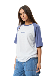 AFENDS W RYAN RECYCLED OVERSIZED RAGLAN TEE