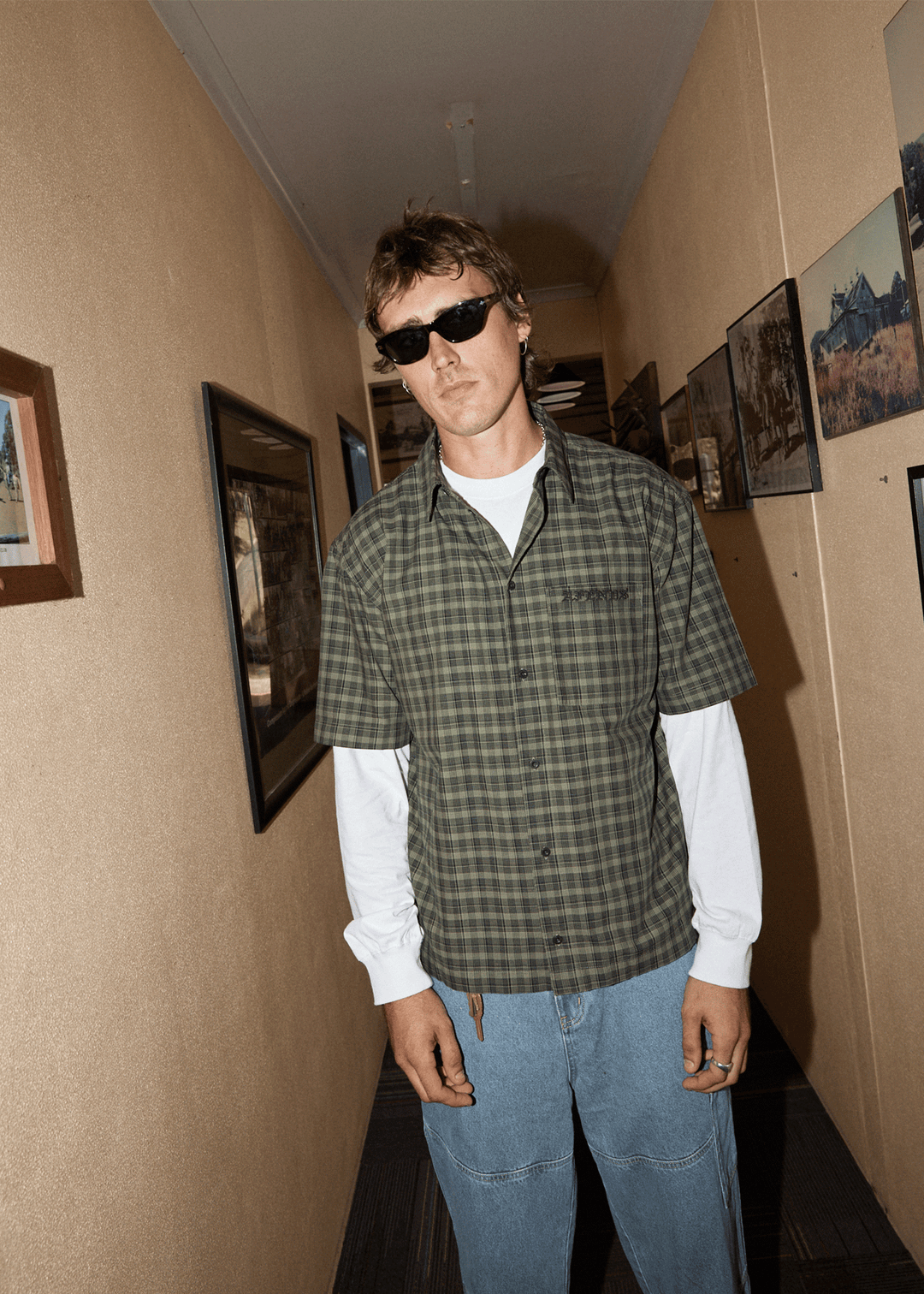 AFENDS GHOST ORGANIC SHORT SLEEVE SHIRT