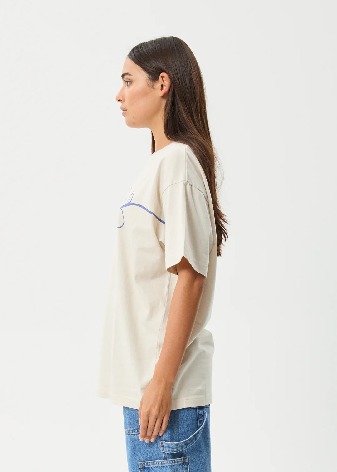 AFENDS W TRANQUIL RECYCLED OVERSIZED TEE