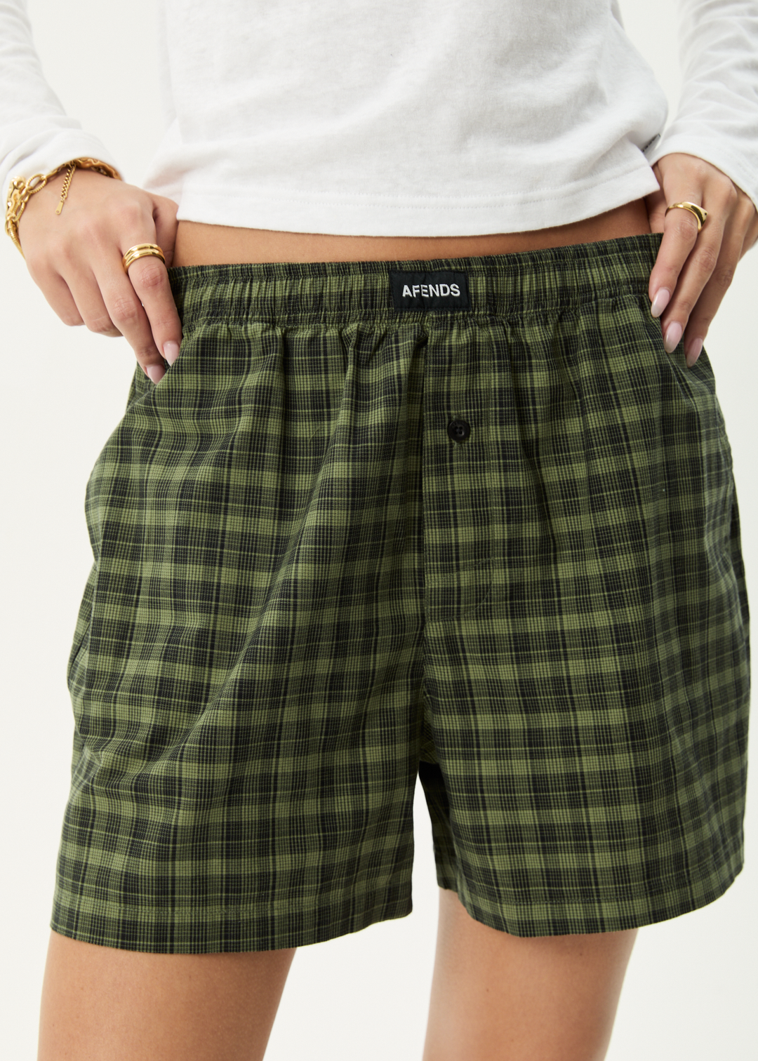 AFENDS W GHOST ORGANIC BOXER SHORTS