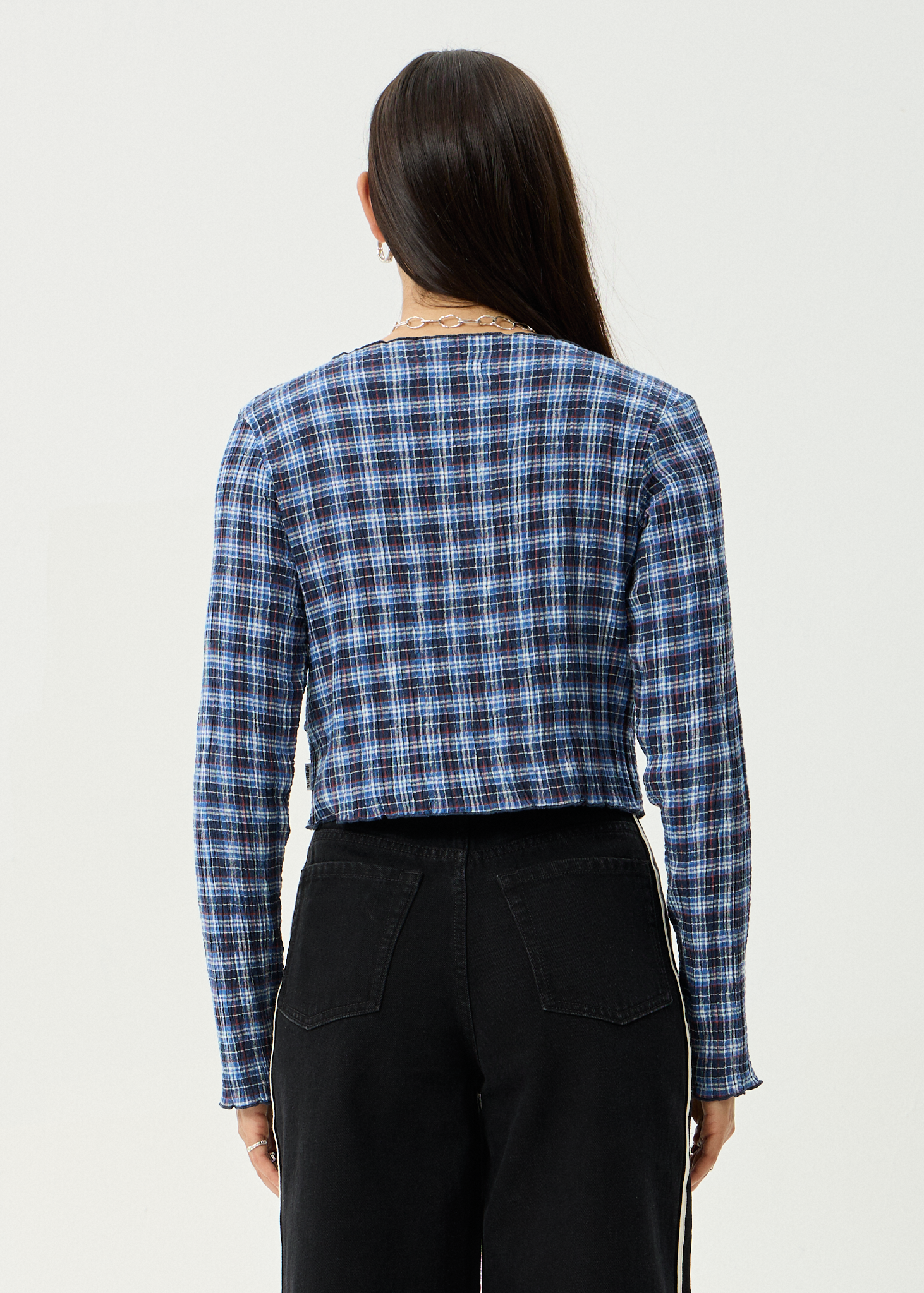 AFENDS W MONTAINS SLEEVE TOP