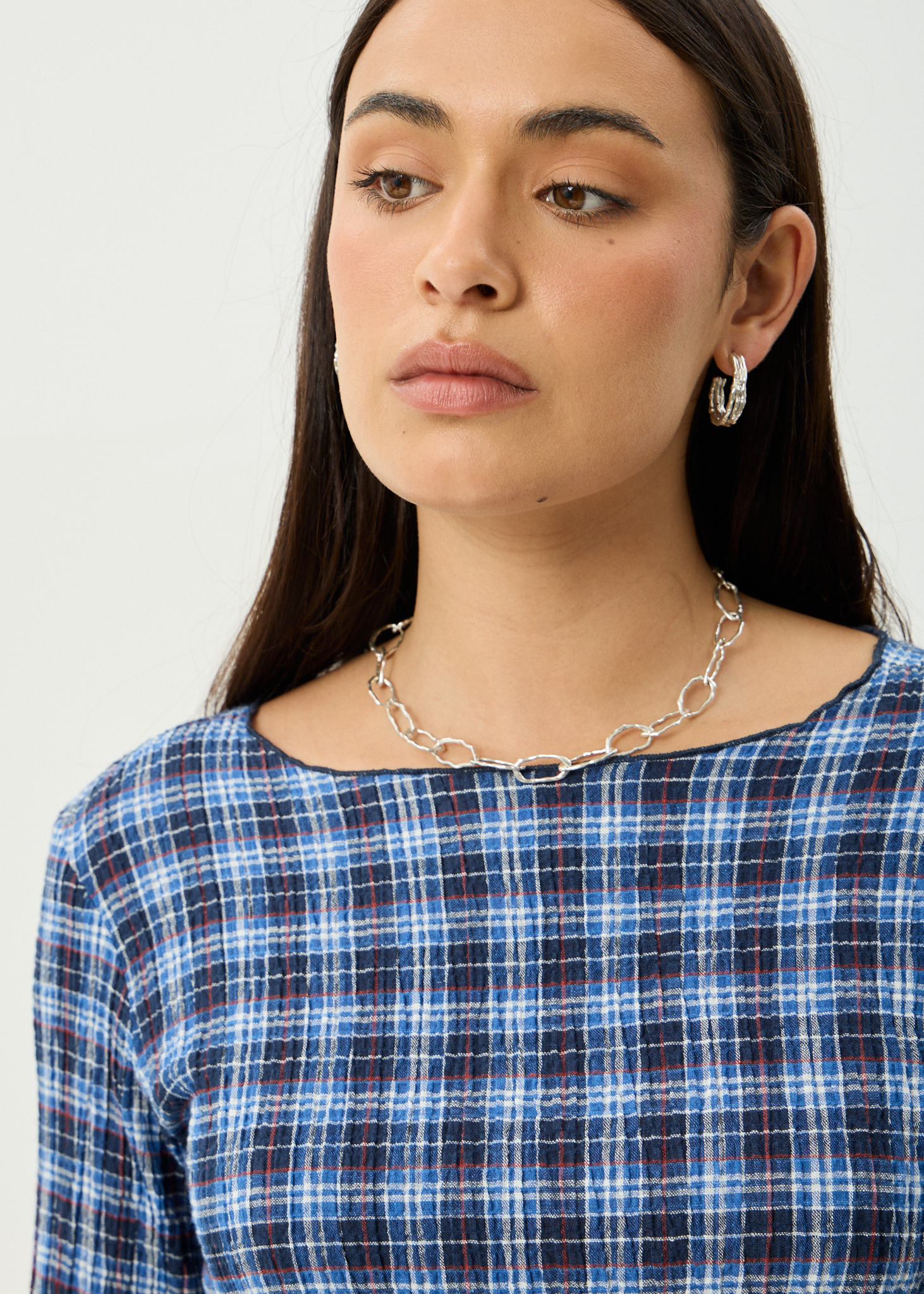 AFENDS W MONTAINS SLEEVE TOP