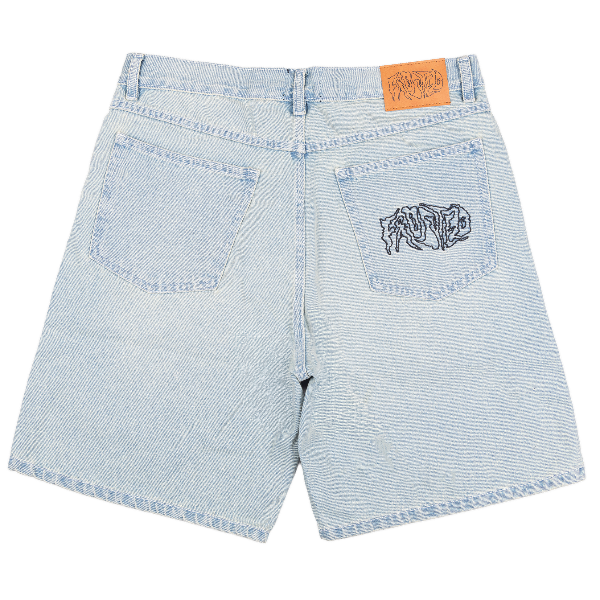 FROSTED WAVYSHORTS Sunfaded Blue