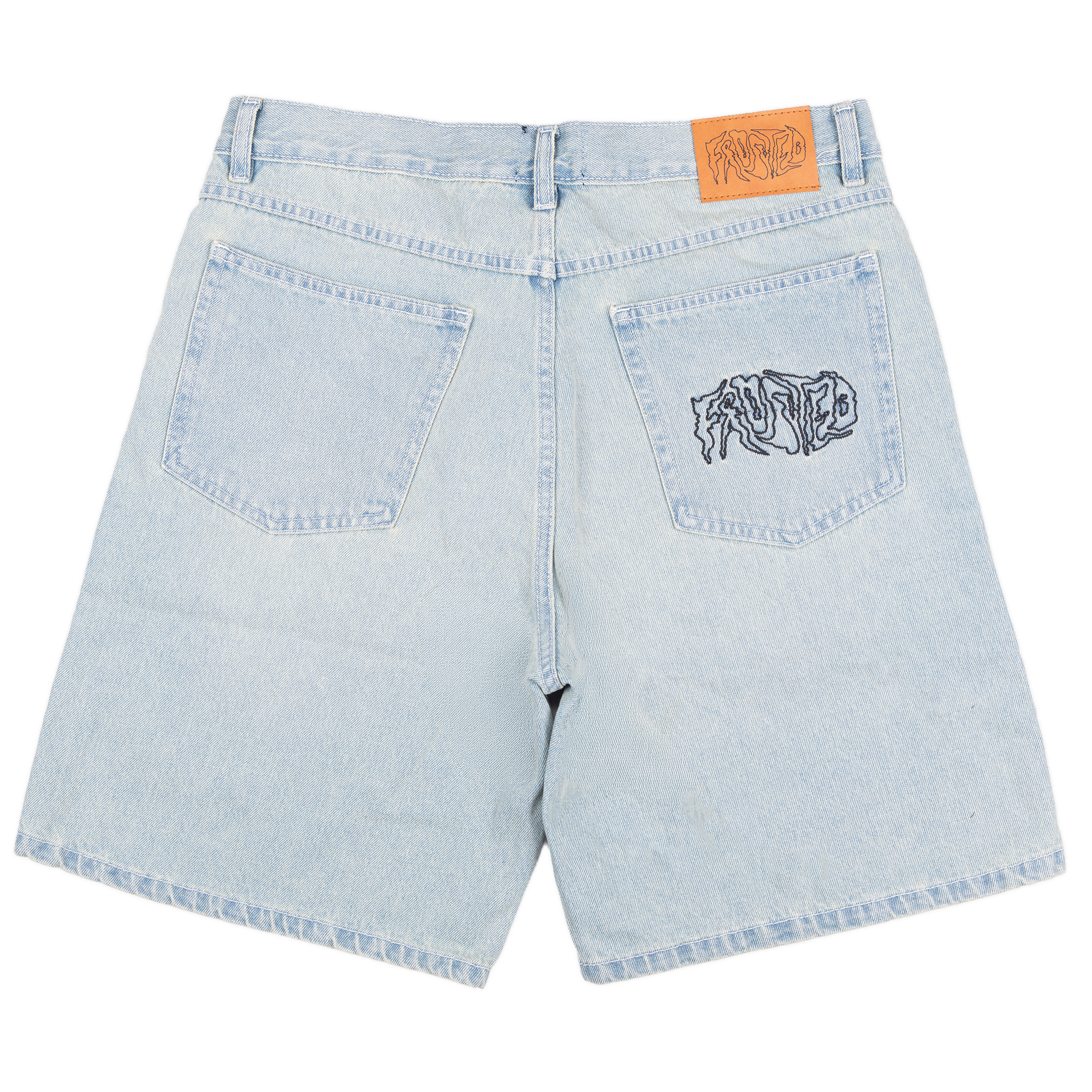 FROSTED WAVYSHORTS Sunfaded Blue