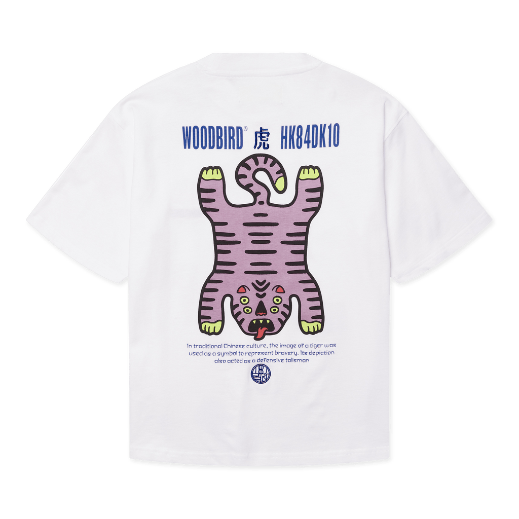 WOODBIRD W BALO TIGER TEE coloris White, dos