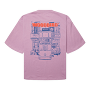 WOODBIRD BEAM TRAM TEE coloris Dusty Violet, dos