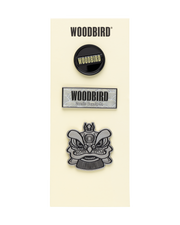 WOODBIRD PIN WIN BADGES