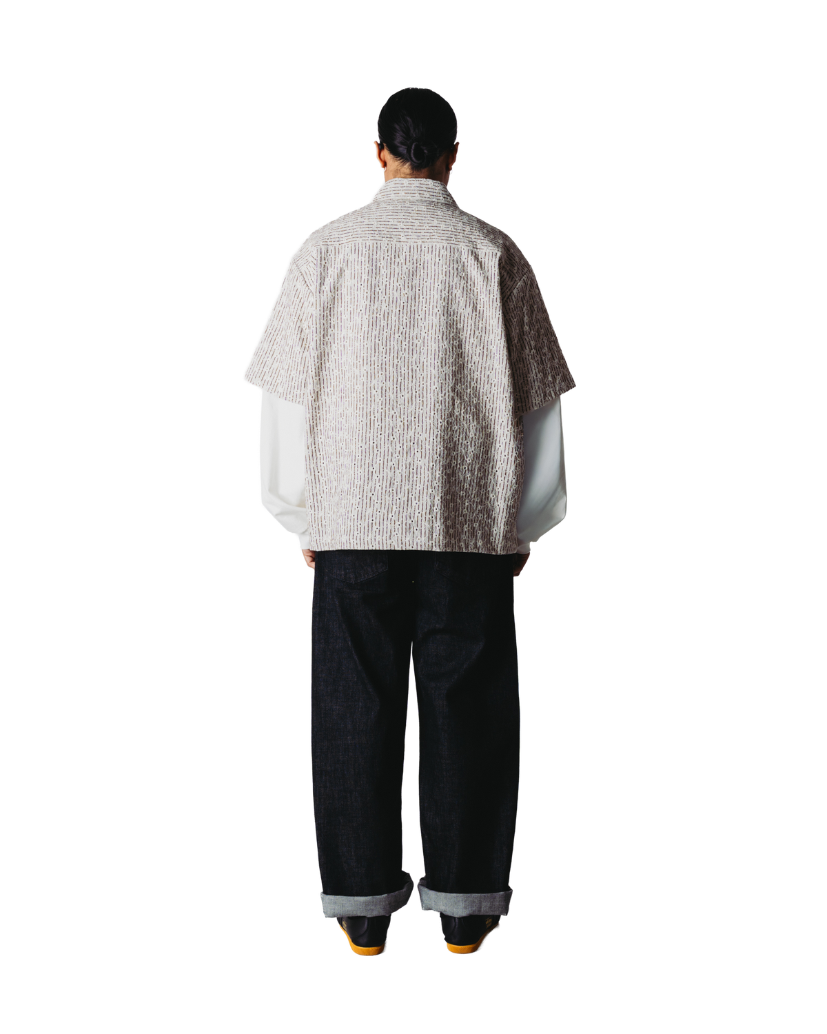 WOODBIRD WANG J SLEEVE SHIRT Off White