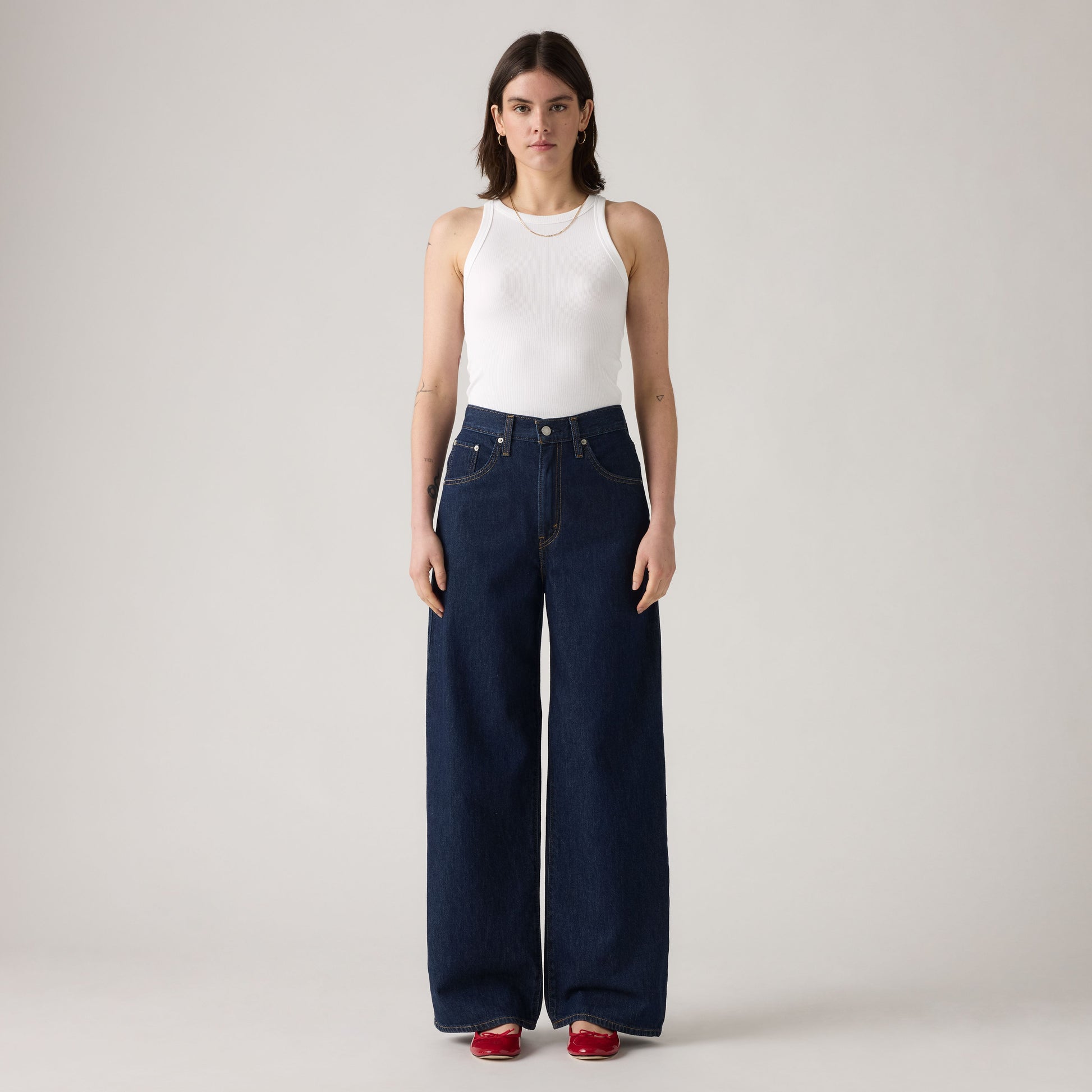Levis W Cinch Baggy - porté de face