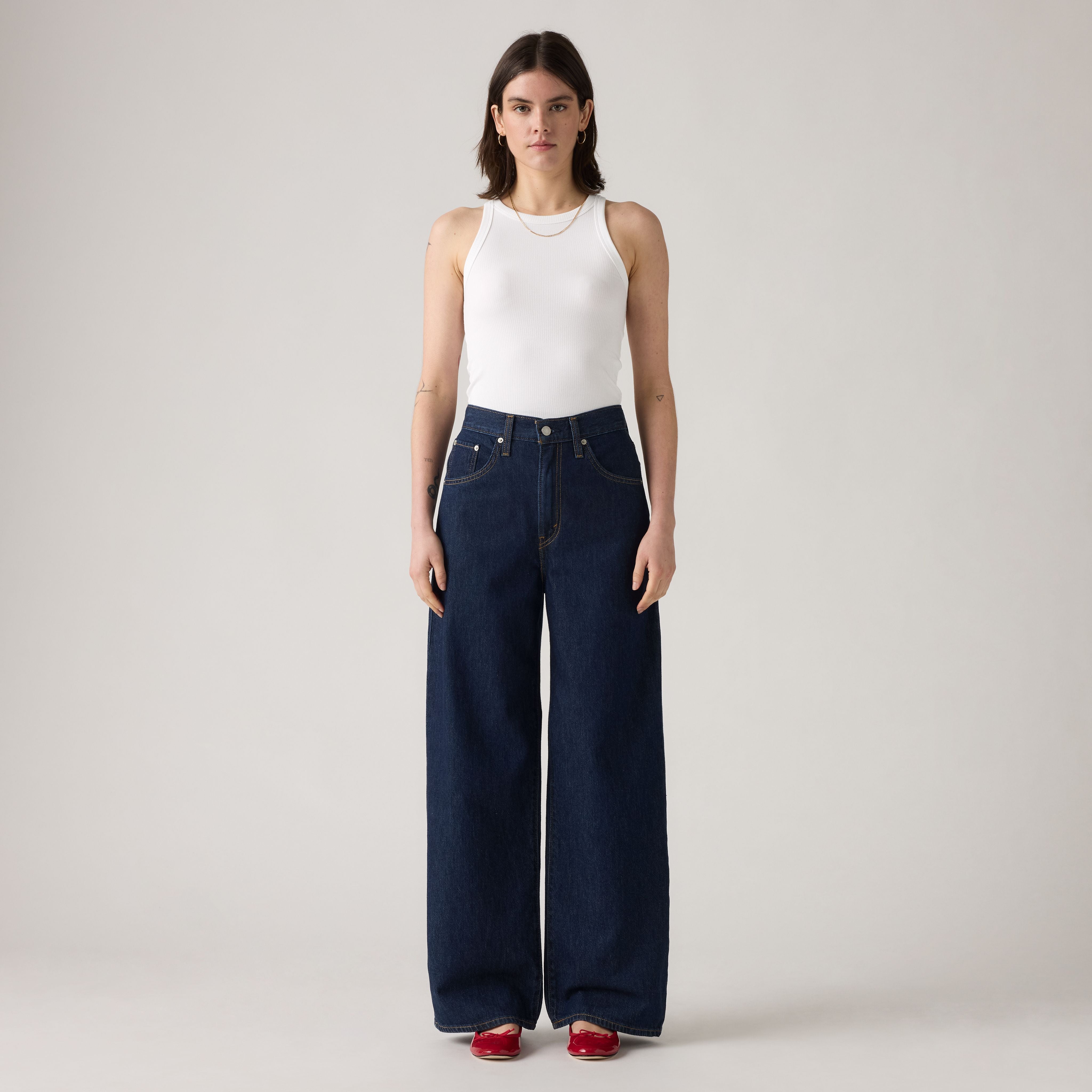 Levis W Cinch Baggy - porté de face