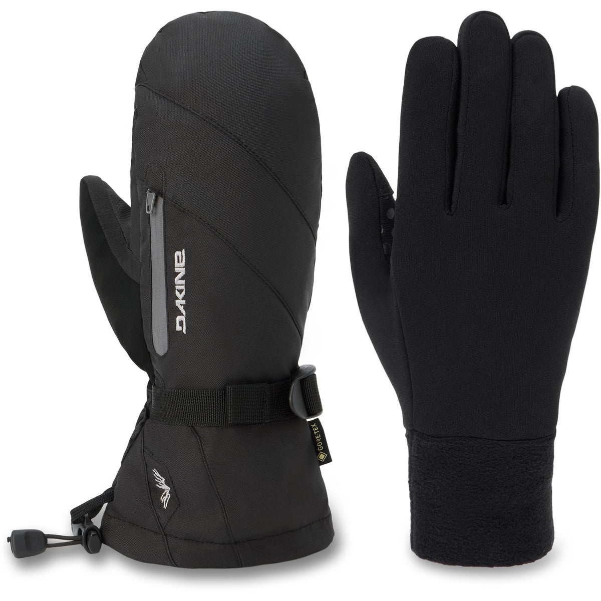 DAKINE WOMENS SEQUOIA 2.0 GORE-TEX MITTS BLACK