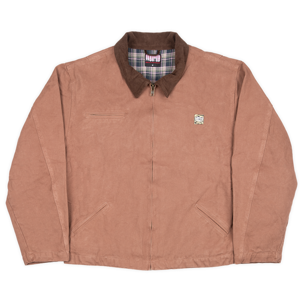 FROSTED WORK JACKET coloris Brown
