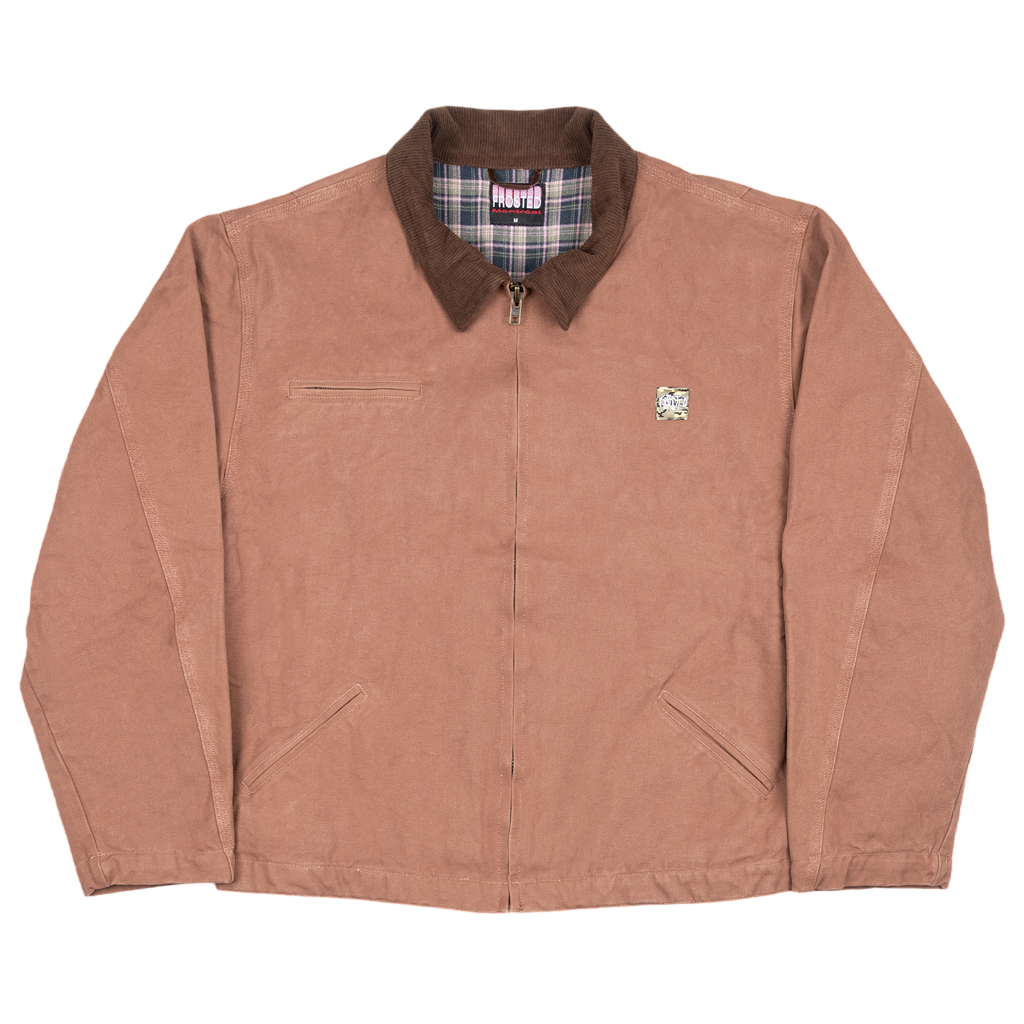 FROSTED WORK JACKET coloris Brown