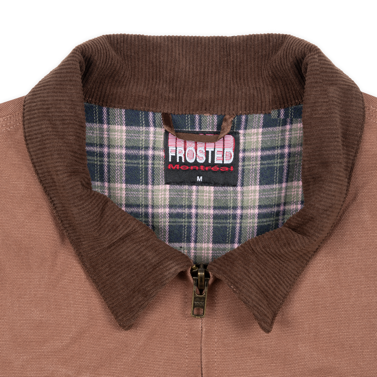 FROSTED WORK JACKET col et doublure